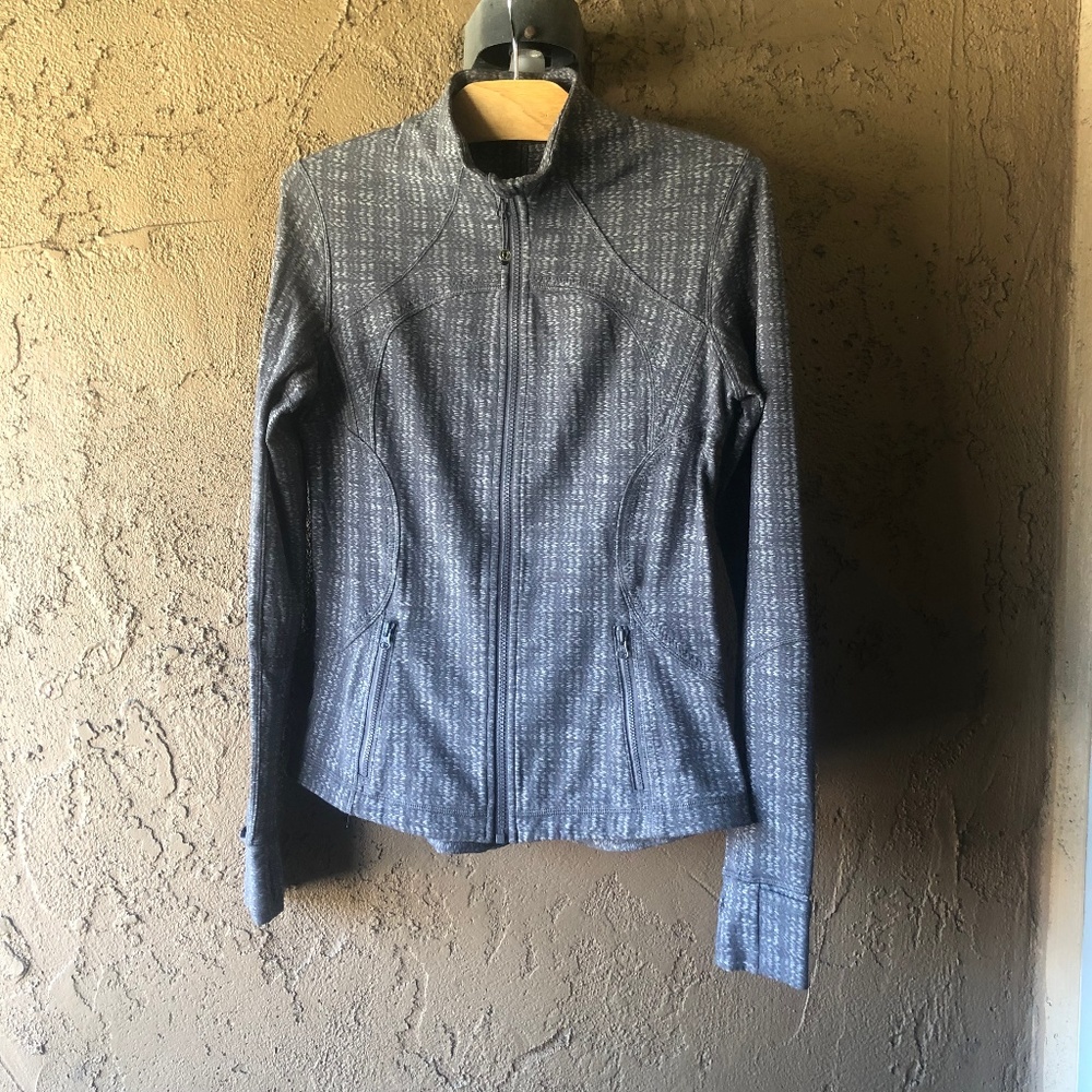 Lululemon Heathered Gray Running Jacket